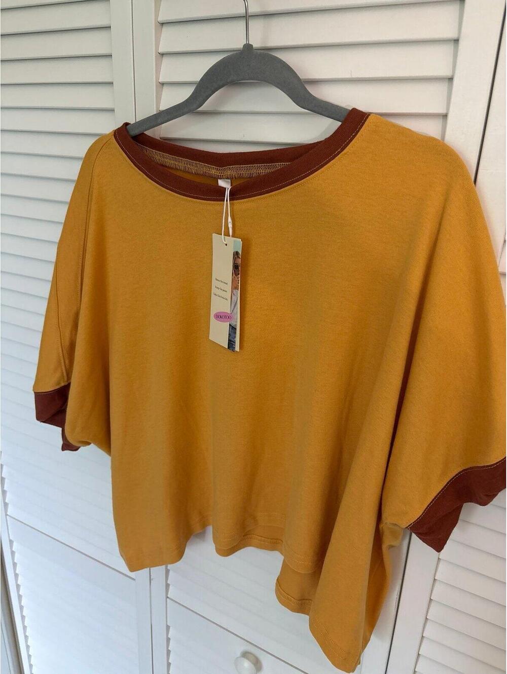 Lot of 2 Cropped Shirts Dokotoo Size Small - Picture 6 of 8